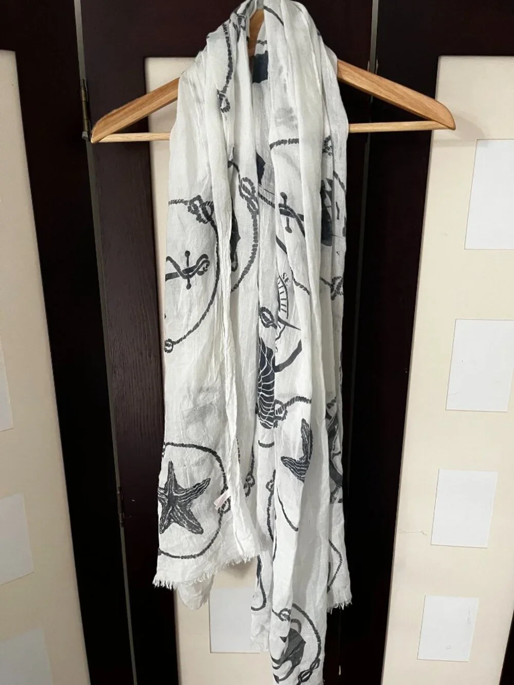 Simonetta Cotton Gauze Lightweight Scarf